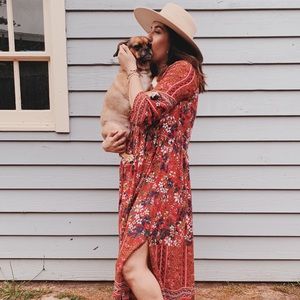 Boho Babydoll Maxi Dress